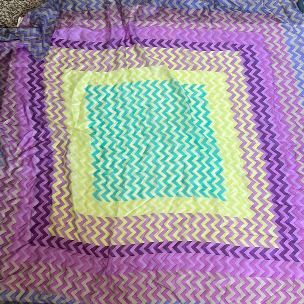 Colorful Chevron Pattern Scarf